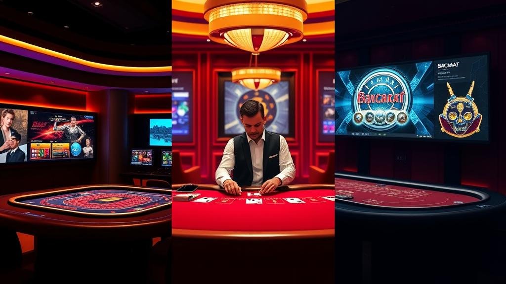 หน้าจอแสดงประวัติการออกไพ่บาคาร่า (เค้าไพ่)