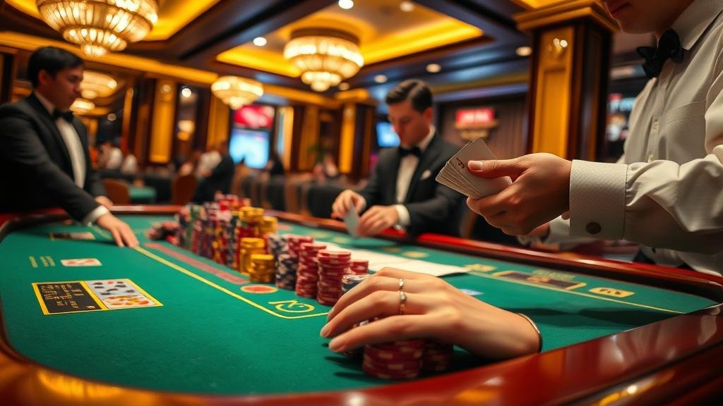 อินโฟกราฟิกแสดงเค้าไพ่บาคาร่าและกลยุทธ์การเดิมพัน