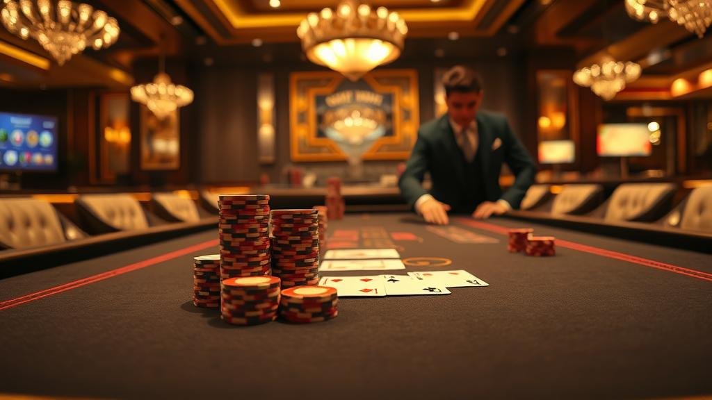 หน้าจอแสดงผลสถิติและเค้าไพ่บาคาร่า