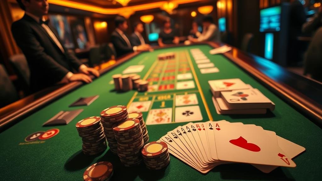 ตัวอย่างเค้าไพ่บาคาร่า: มังกร, ปิงปอง, สลับคู่