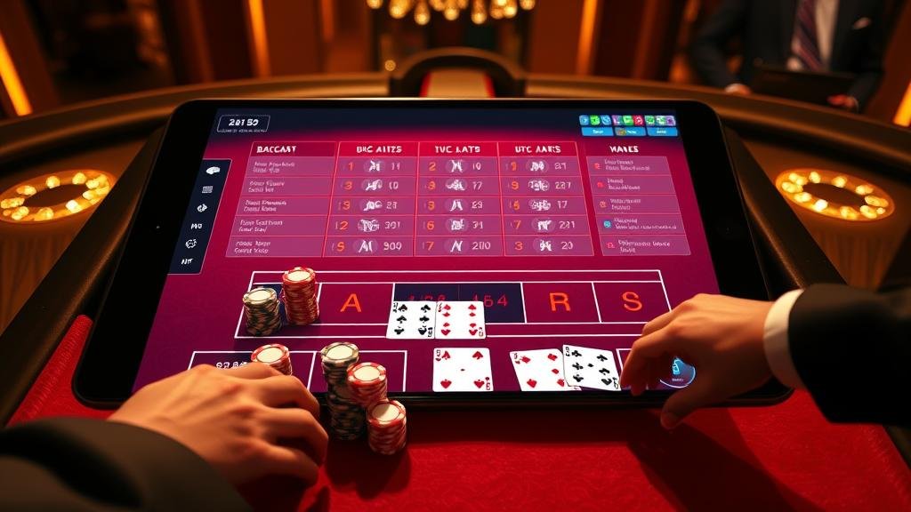 ตารางสถิติและอัตราจ่ายบาคาร่า