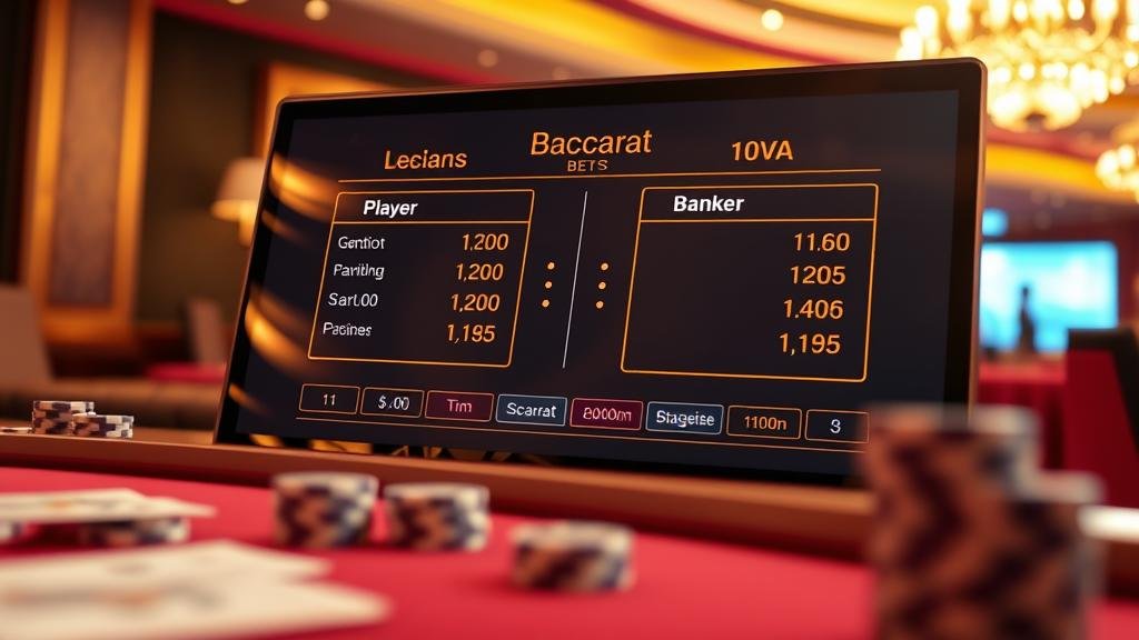 ภาพประกอบเค้าไพ่บาคาร่ารูปแบบต่างๆ