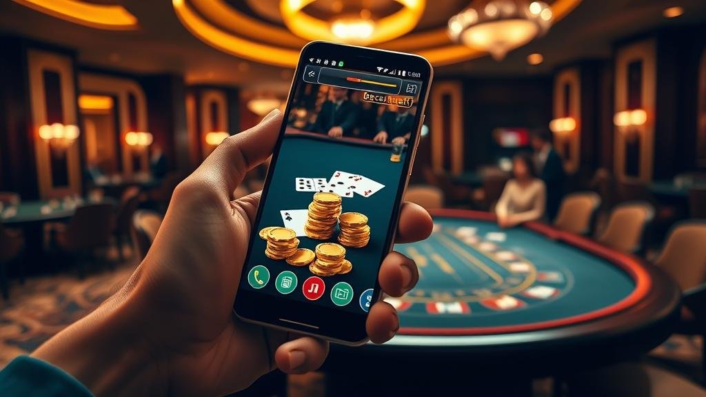 บาคาร่ากับ SA Gaming บนแท็บเล็ต