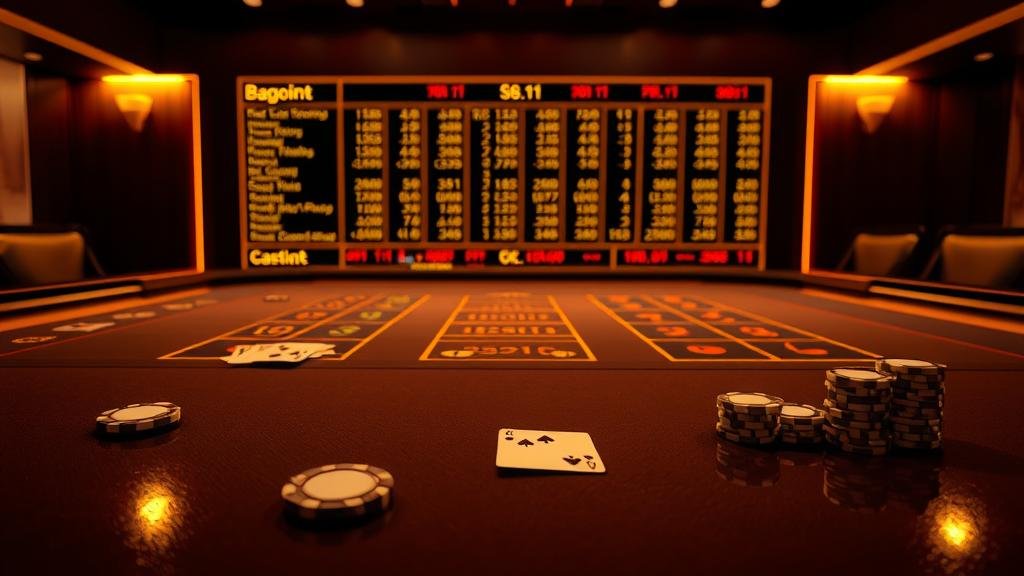 ตัวอย่างเค้าไพ่สามตัดในเกมบาคาร่า AE Casino