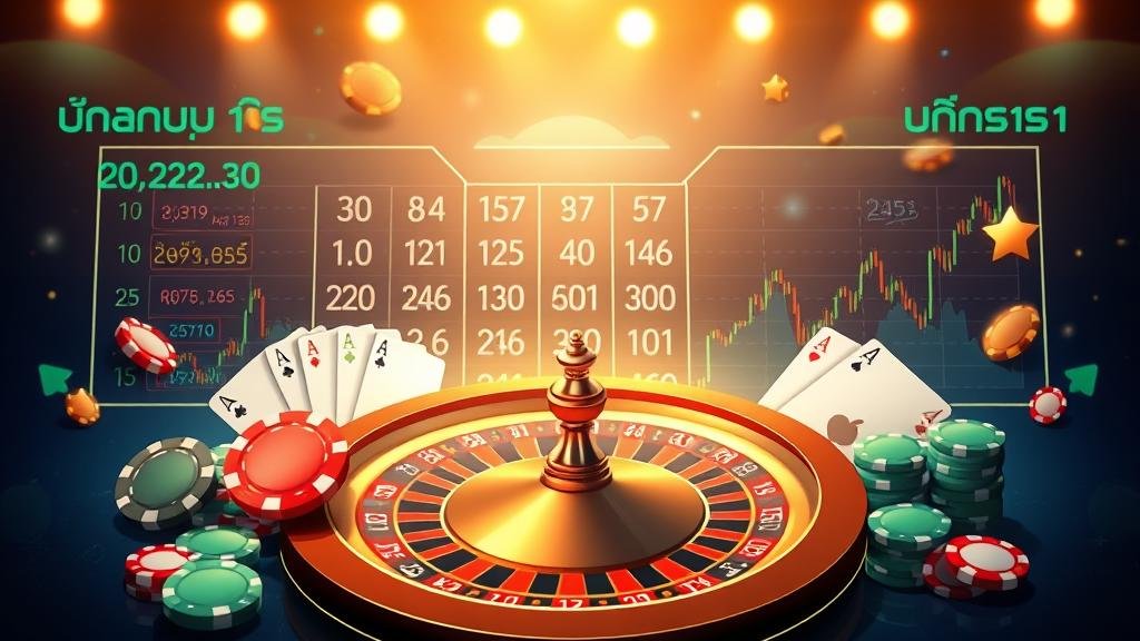 กราฟหุ้นแสดงการเคลื่อนไหวของตลาดหลักทรัพย์