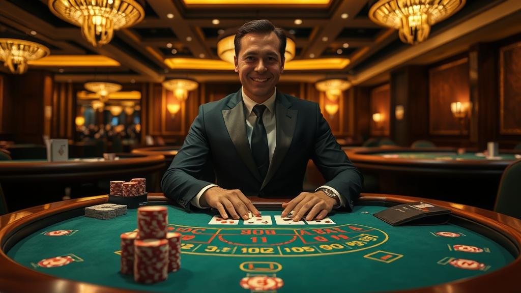 หน้าจอเกมบาคาร่า AE Casino บนแท็บเล็ต