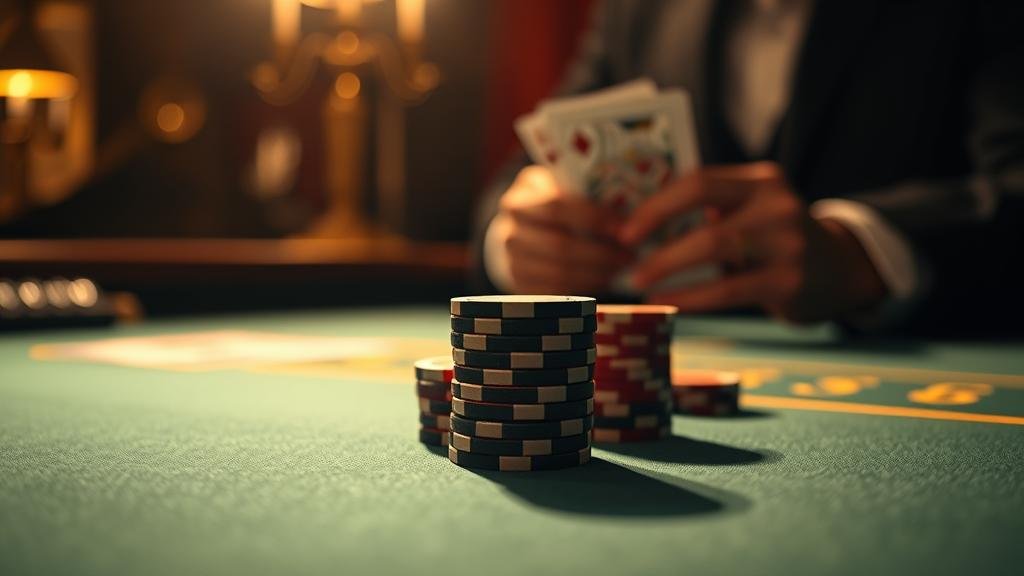 ตัวอย่างเค้าไพ่ปิงปองและเค้าไพ่สองตัดในบาคาร่า