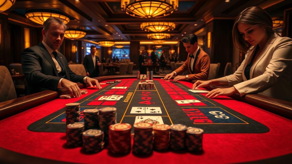 การเล่นบาคาร่าบนแท็บเล็ตในช่วงกลางวัน