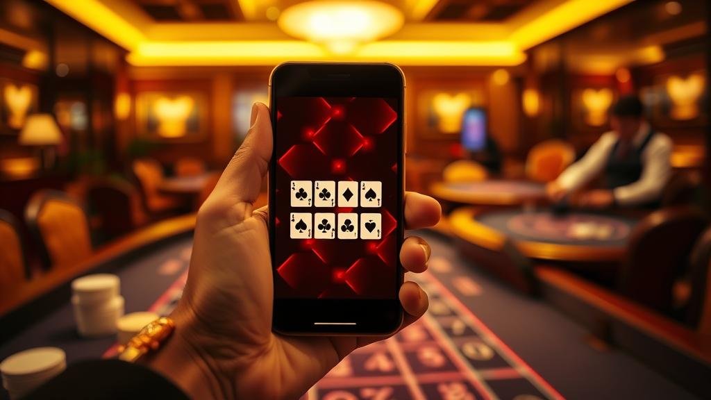 การวางเดิมพันบาคาร่าสดบนแท็บเล็ต