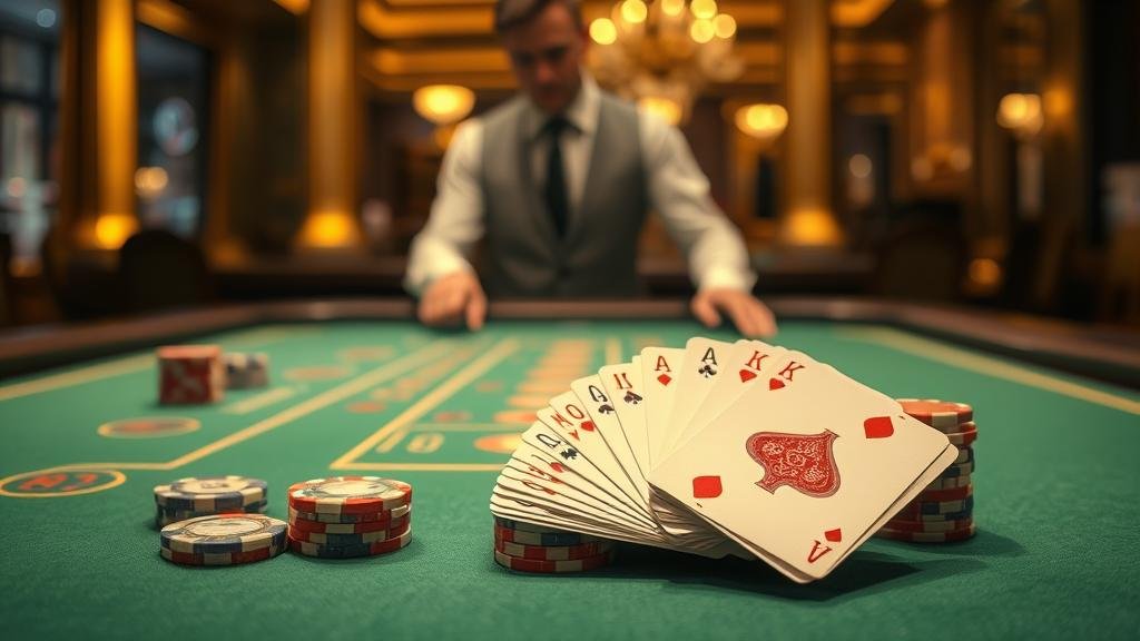 ตัวอย่างเค้าไพ่สามตัดและสองตัด บาคาร่า