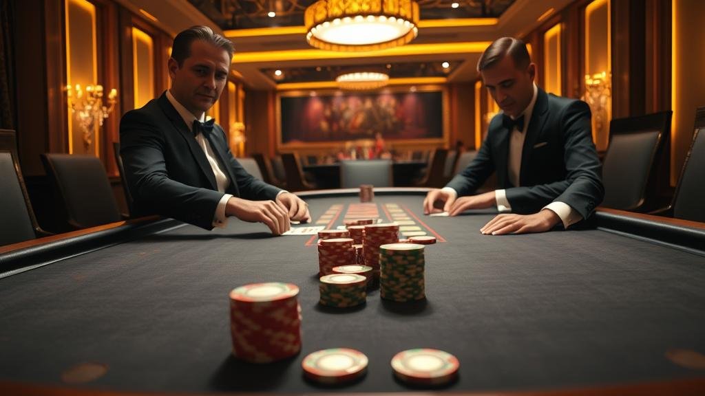 ตัวอย่างเค้าไพ่ปิงปองและมังกรในบาคาร่า