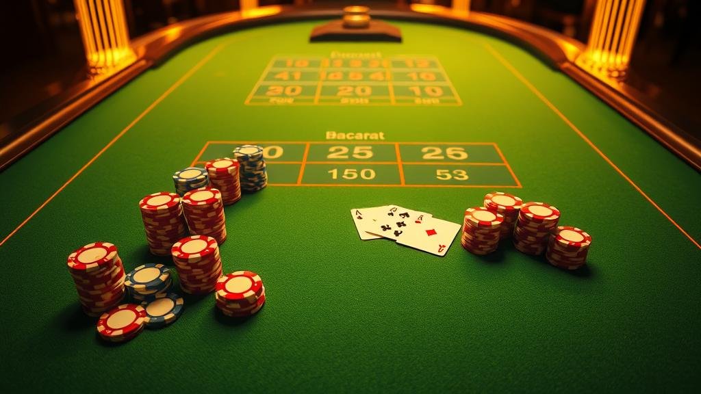 อินโฟกราฟิกกลยุทธ์การเดินเงินบาคาร่า