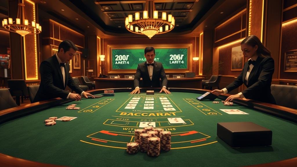 อินเทอร์เฟซบาคาร่า Playtech บนแท็บเล็ต