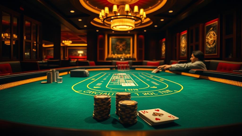 โต๊ะบาคาร่าเสมือนจริงในคาสิโนยุโรป