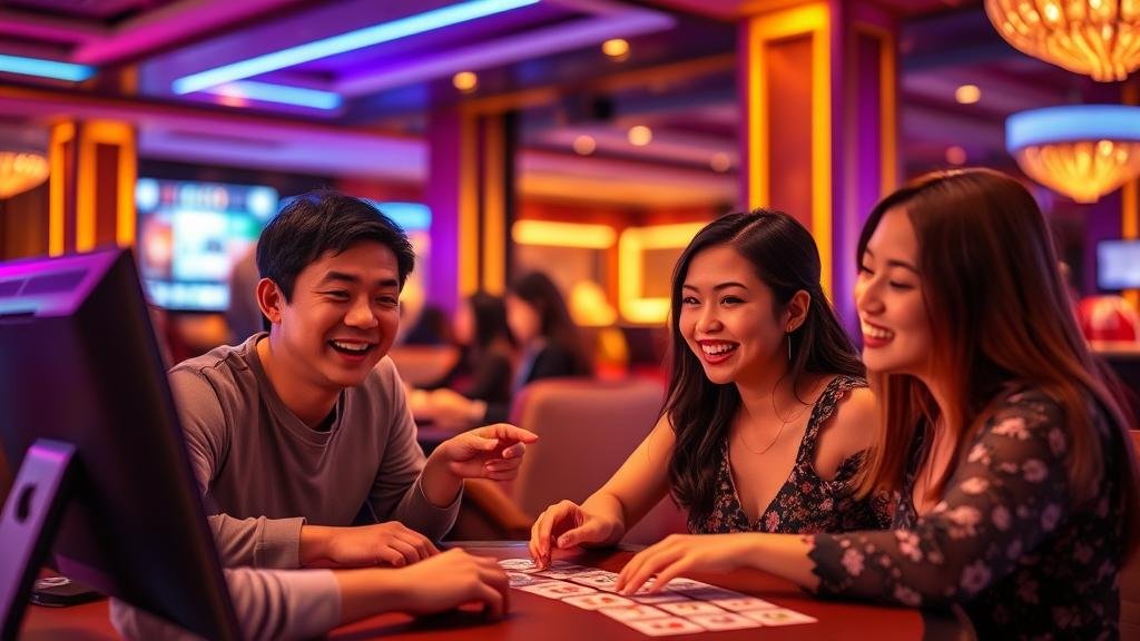 ภาพเปรียบเทียบการเล่นบาคาร่าอย่างมีสติและไร้สติ