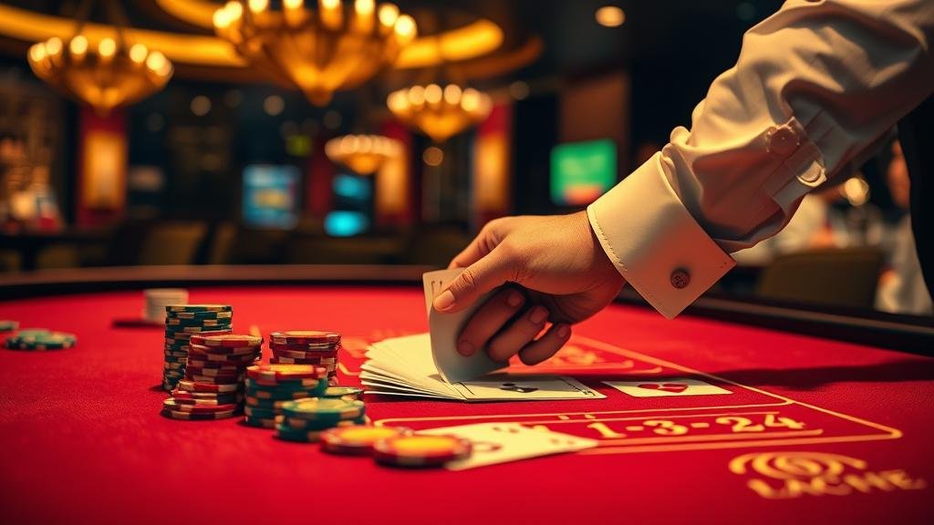 ภาพการจัดการเงินทุนในการเล่นบาคาร่า