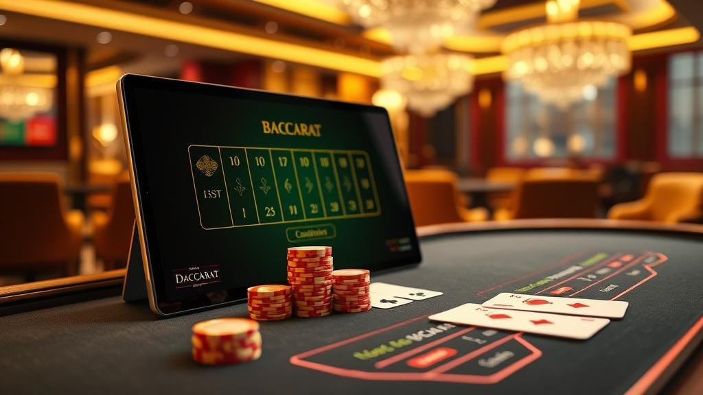 กราฟแสดงกลยุทธ์การเดินเงินบาคาร่า