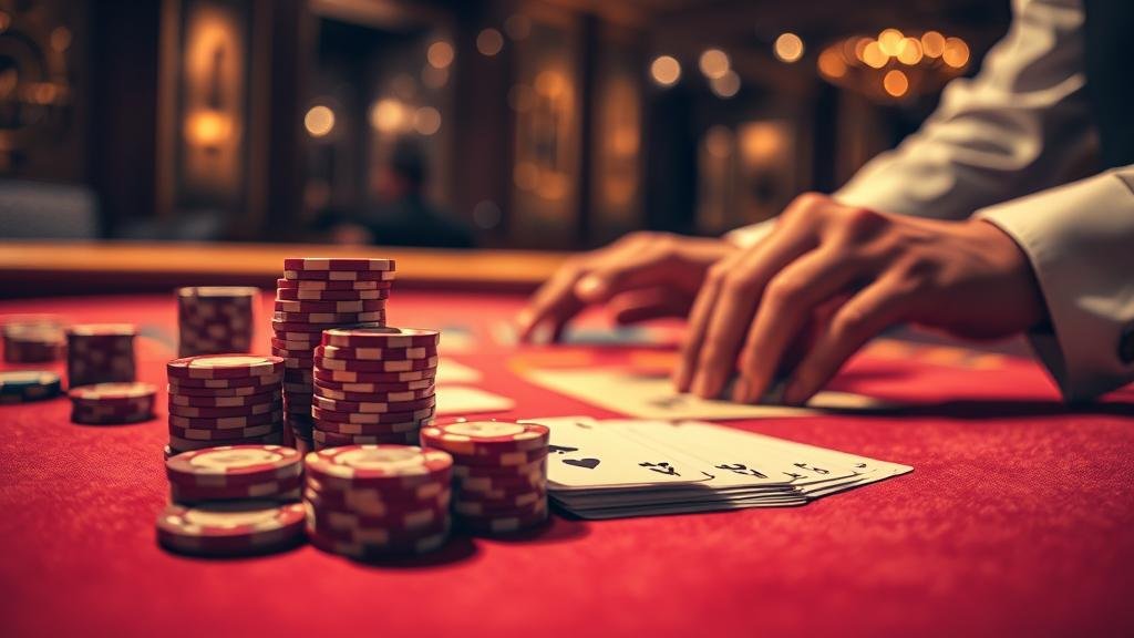 แผนภาพแสดงเค้าไพ่มังกรบาคาร่า