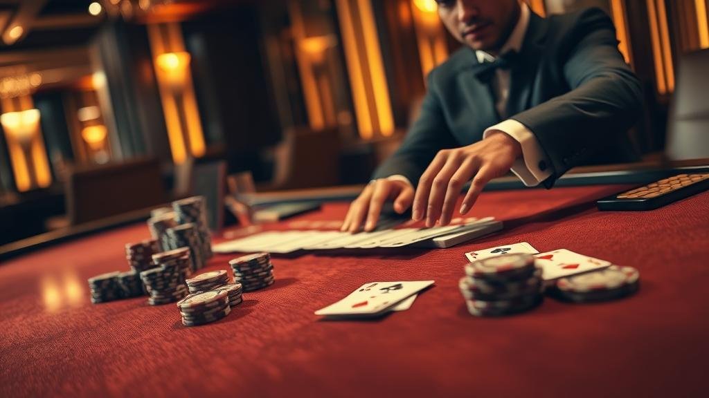 หน้าจอเกมบาคาร่าสดจาก SA Gaming