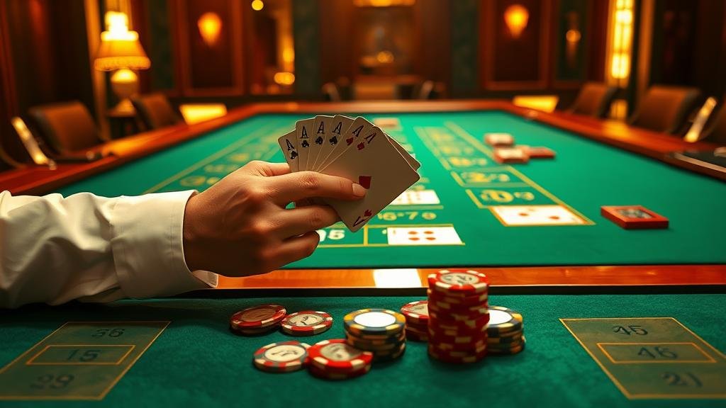 หน้าจอเกมบาคาร่าออนไลน์สำหรับผู้เล่นทุนน้อย