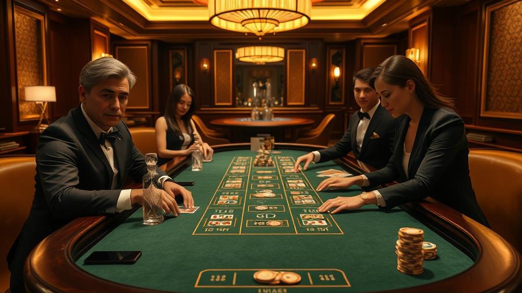 ตัวอย่างเค้าไพ่มังกรและปิงปองในบาคาร่า