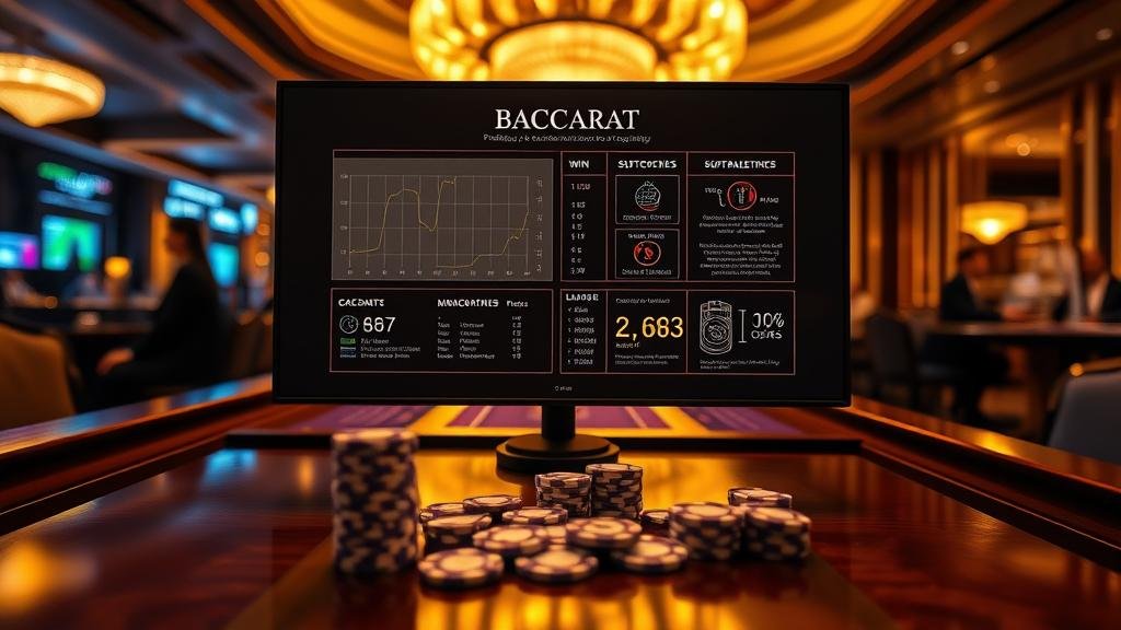 ภาพการจัดการงบประมาณในการเล่นบาคาร่า