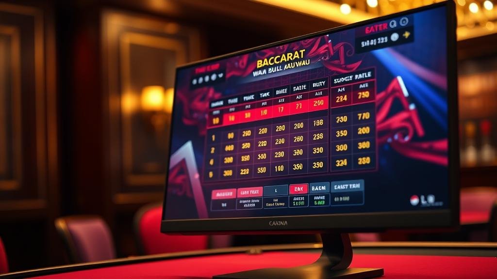 ตัวอย่างเค้าไพ่ปิงปอง มังกร สลับคู่ ในบาคาร่า