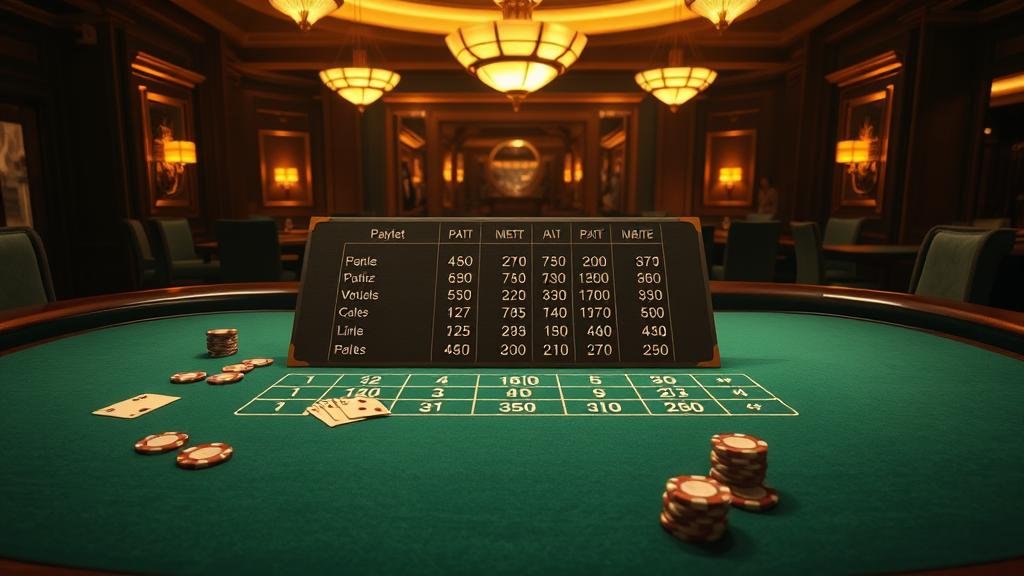 ตัวอย่างเค้าไพ่บาคาร่า มังกร และปิงปอง