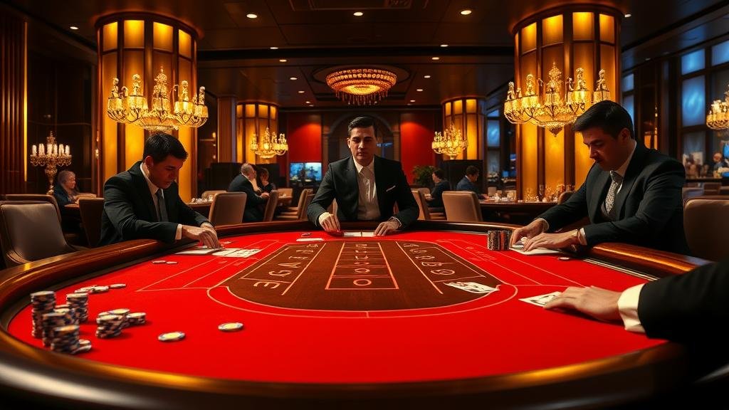 การจัดการเงินทุนและบรรยากาศการเล่นบาคาร่าตอนกลางคืน