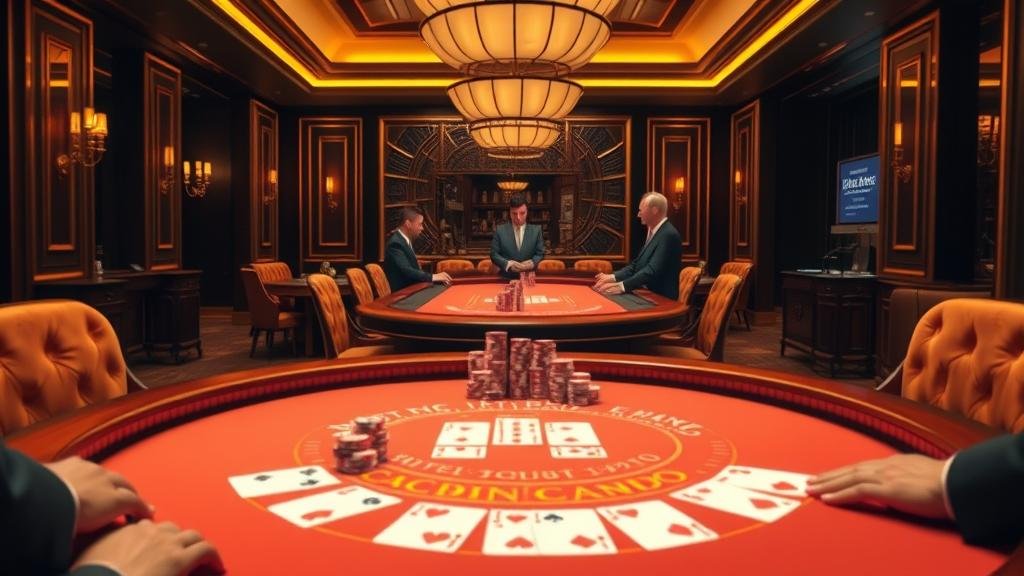 ดีลเลอร์สาวสวยในเกมบาคาร่าสด