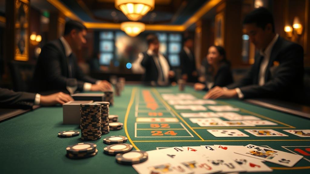 เค้าไพ่บาคาร่า มังกร และ สามตัด