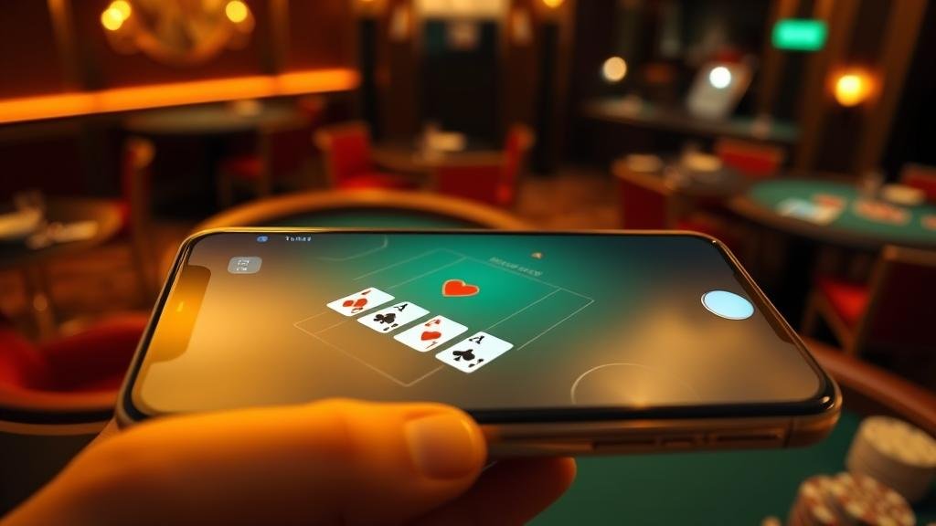 ตัวอย่างเค้าไพ่บาคาร่า มังกร และ ปิงปอง บน iOS