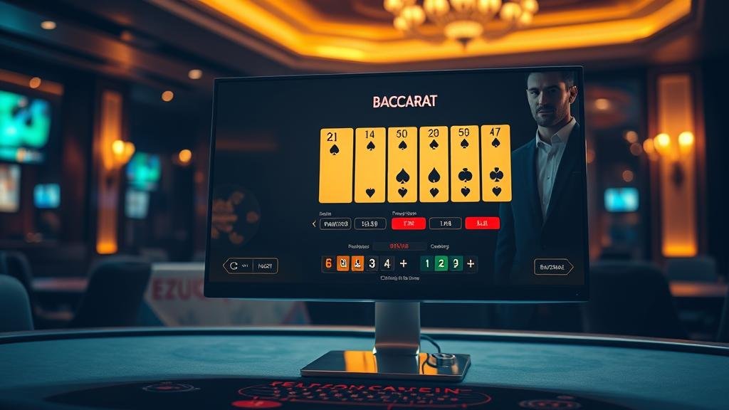 หน้าจอเกมบาคาร่า Allbet พร้อมสถิติ