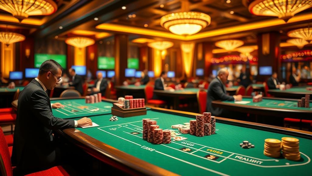 ดีลเลอร์สาวสวยในเกมบาคาร่า SA Gaming