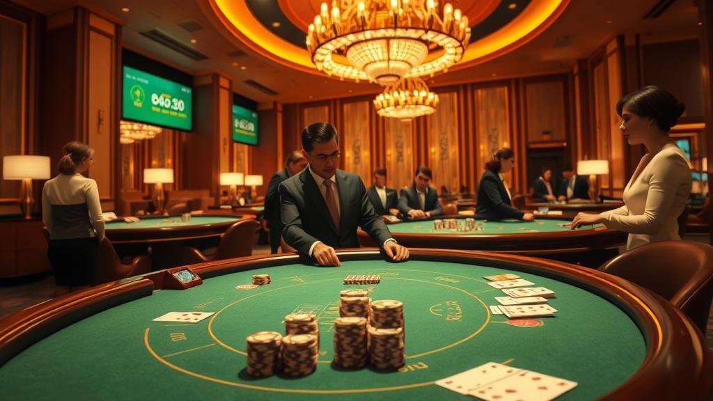 แผนภาพกลยุทธ์การเล่นบาคาร่า