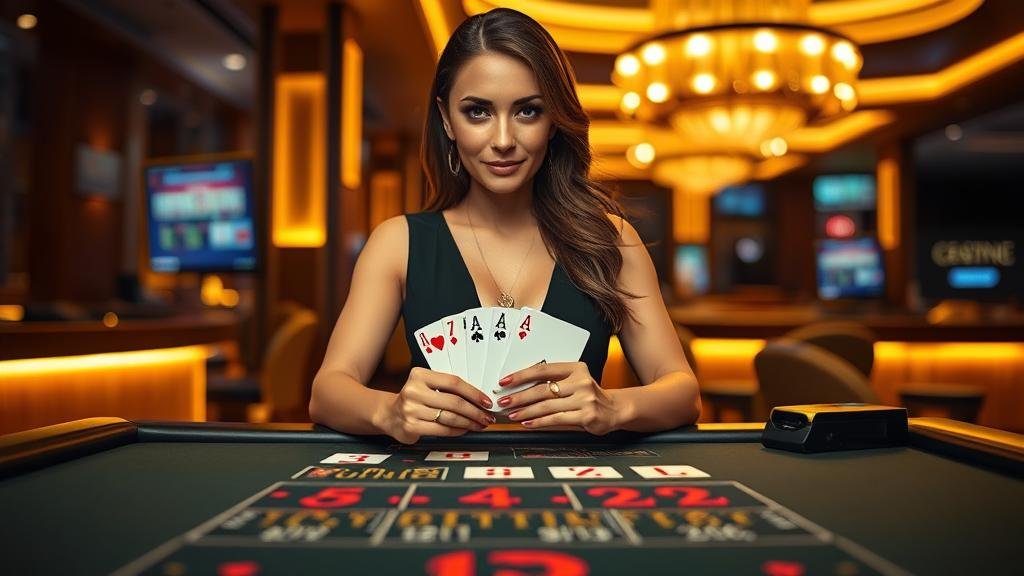 อินเทอร์เฟซเกมบาคาร่าไลฟ์สดที่หลากหลายจาก AE Casino