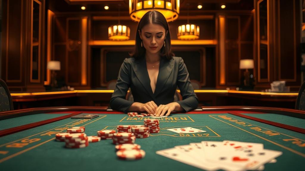 การแจกไพ่บาคาร่า ลุ้นระทึก