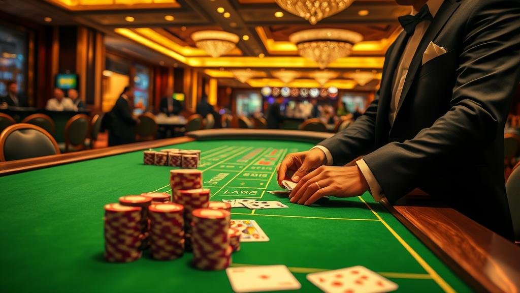 ตัวอย่างเค้าไพ่บาคาร่า: มังกร และ สามตัด