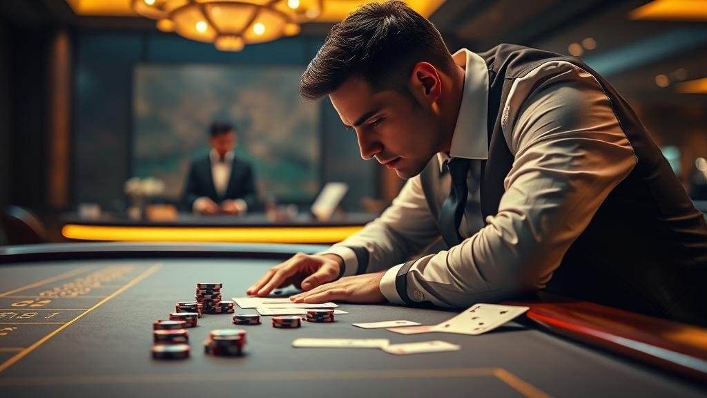 อินโฟกราฟิกกลยุทธ์และอัตราจ่ายบาคาร่า