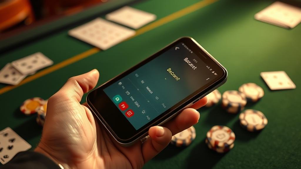 การดูสถิติบาคาร่าบนแท็บเล็ต