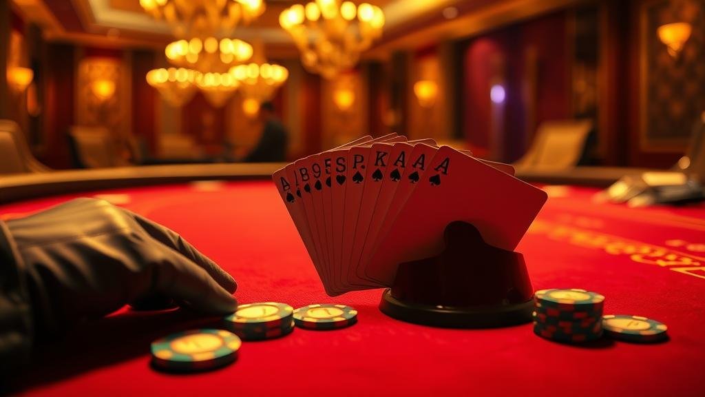 ตัวอย่างเค้าไพ่สองตัดบาคาร่า