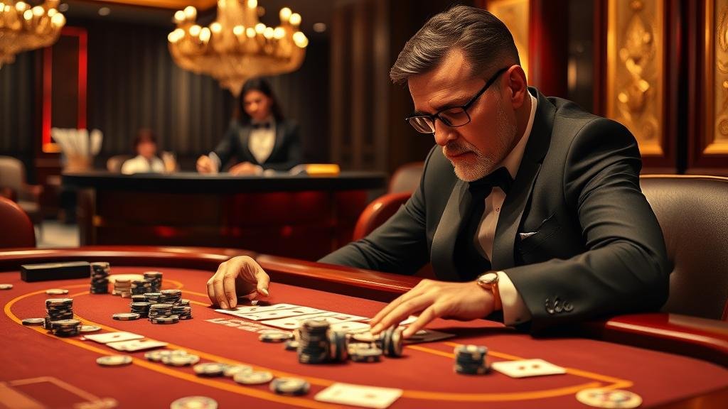 หน้าจอเกมบาคาร่าสดจากคาสิโนออนไลน์ยุโรป