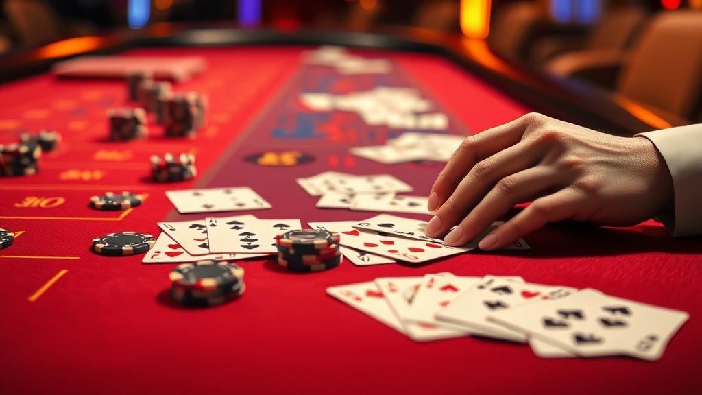 หน้าจอเกมบาคาร่าแบบไม่มีค่าคอมมิชชั่นจาก Playtech บนเดสก์ท็อป