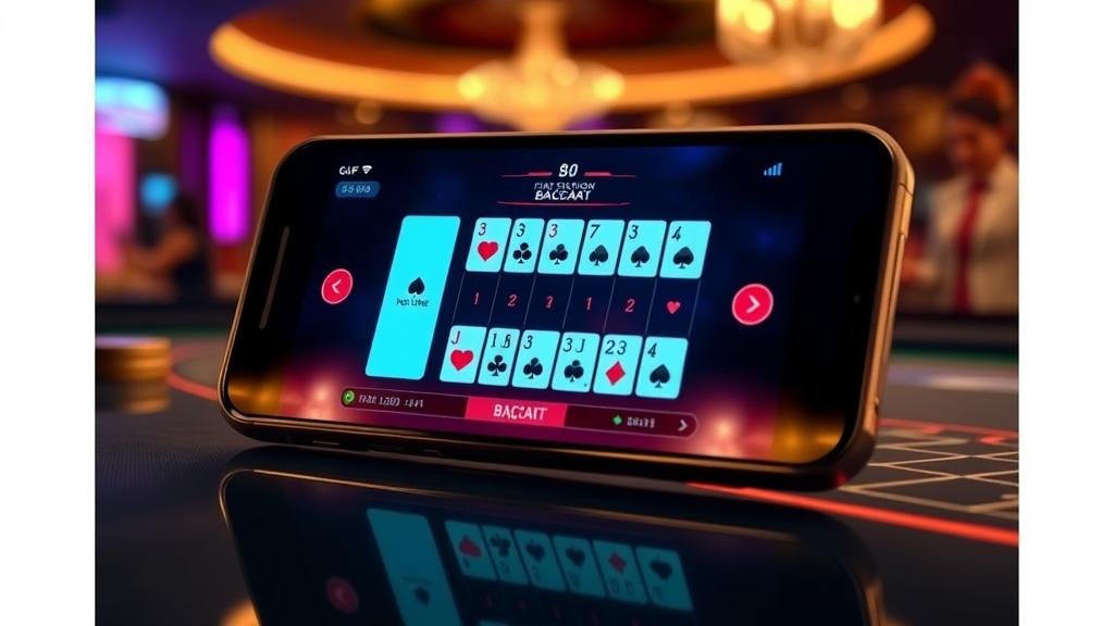 กราฟแสดงเค้าไพ่บาคาร่า