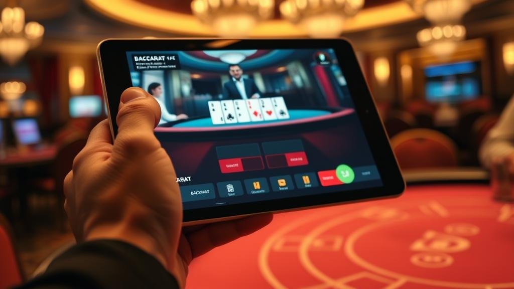 โต๊ะบาคาร่าหรูหราที่ DG Casino