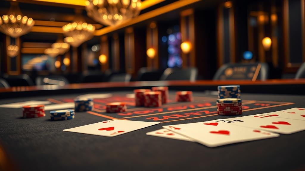 ภาพแสดงเค้าไพ่สองตัดและสามตัด บาคาร่า