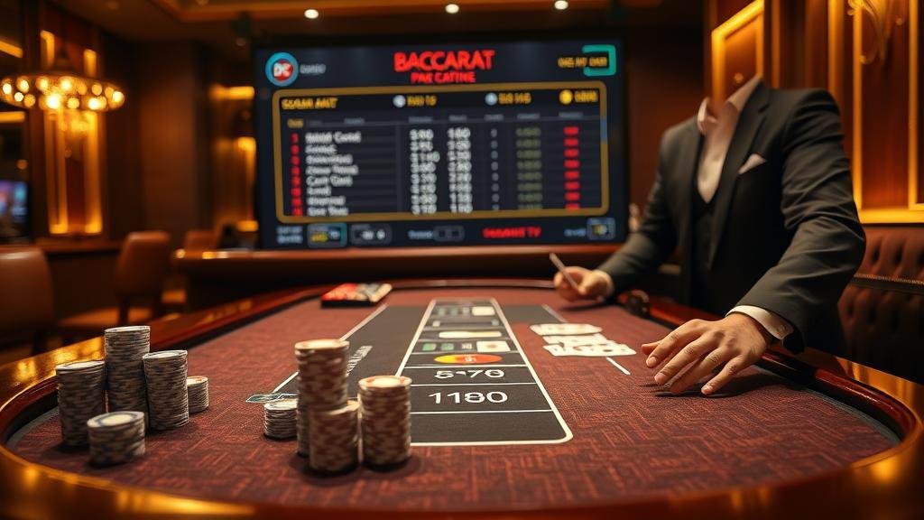 ดีลเลอร์สาวสวยในเกมบาคาร่า DG Casino