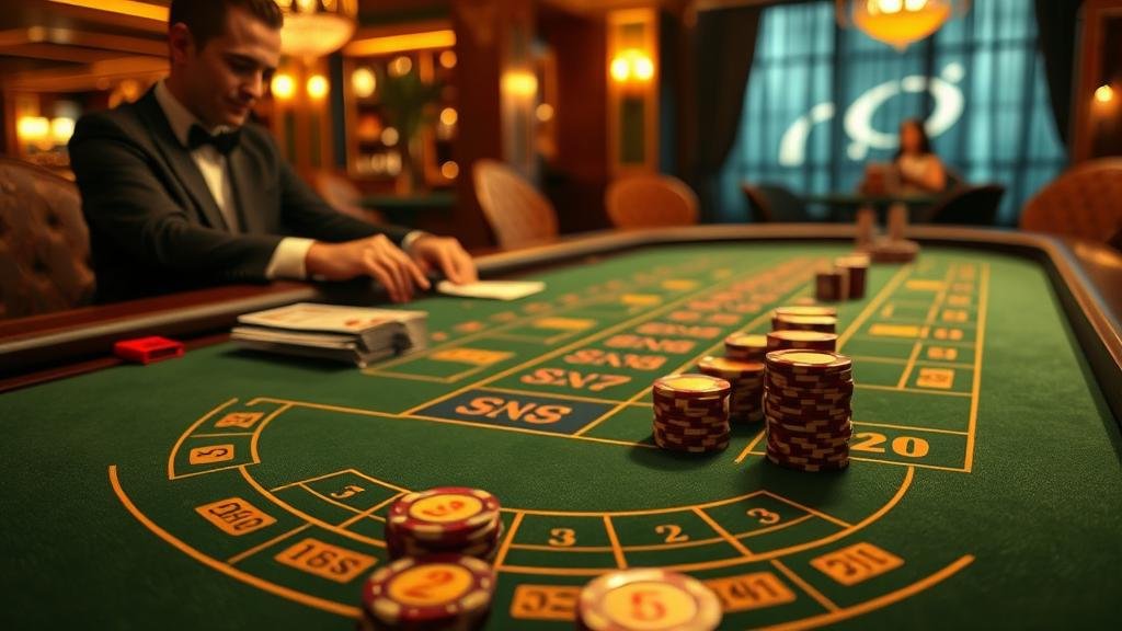 หน้าล็อบบี้คาสิโนออนไลน์พร้อมเกมบาคาร่า