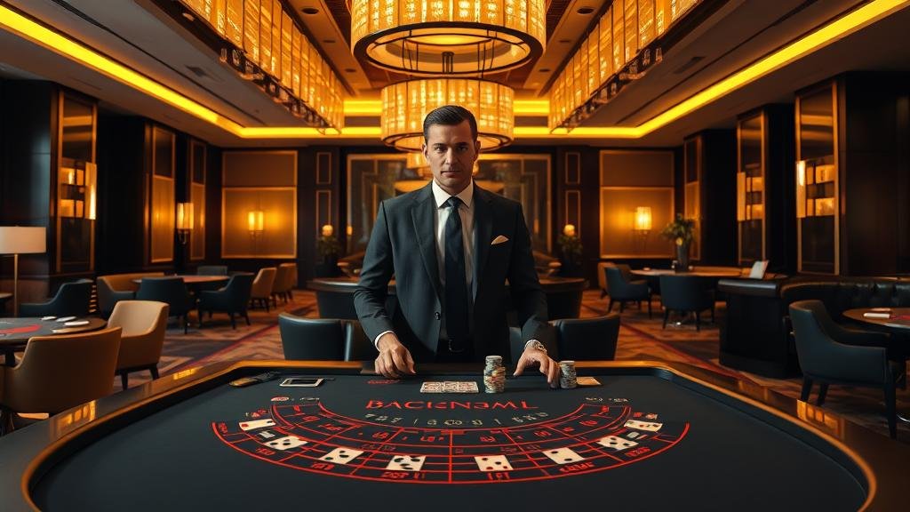 โต๊ะบาคาร่าหรูหราสำหรับผู้เล่นงบสูง