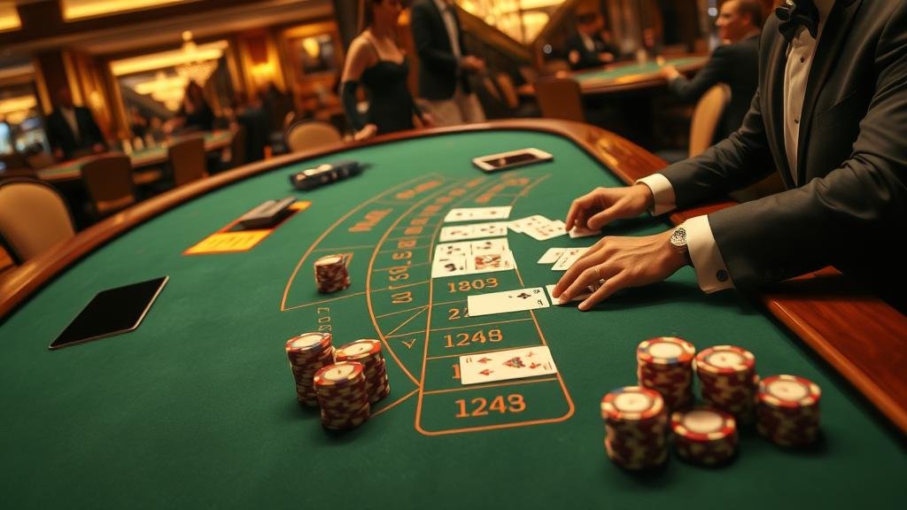 ตัวอย่างเค้าไพ่บาคาร่า สองตัด